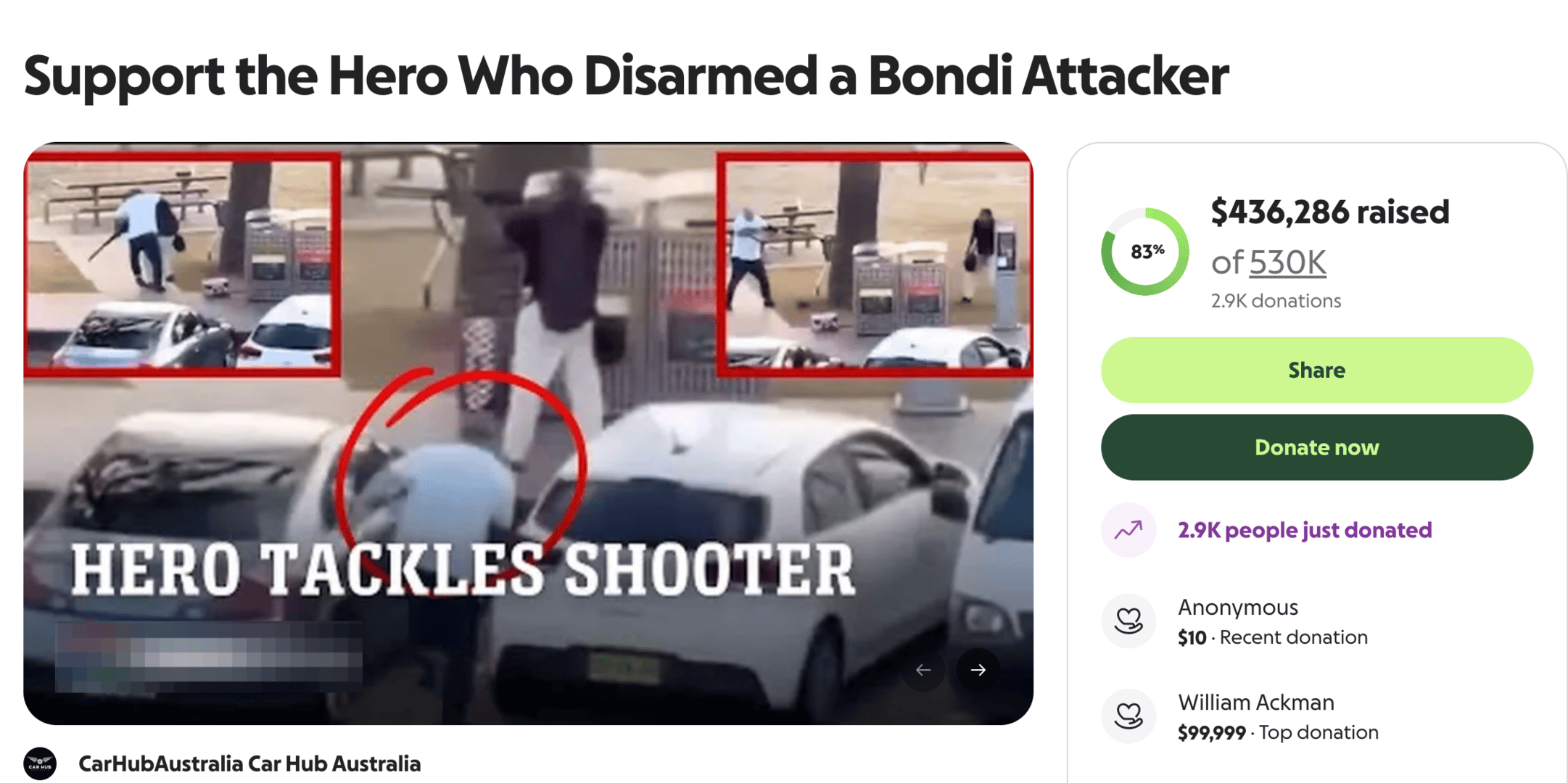 皇冠信用开号_澳枪击案空手夺枪男子系水果店老板皇冠信用开号，美亿万富翁捐近10万美元